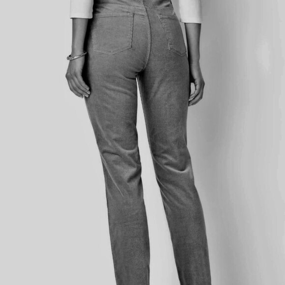 Talbots Curvy Fit Blue Bootcut Corduroy Pants Plus Size 16W - Picture 2 of 8